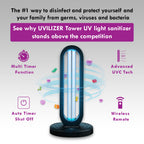 UVILIZER Tower - UV Light Sanitizer & Ultraviolet Lamp