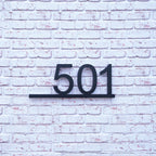 Backlit LED House Numbers with Underline – Modern Illuminated Address Numbers